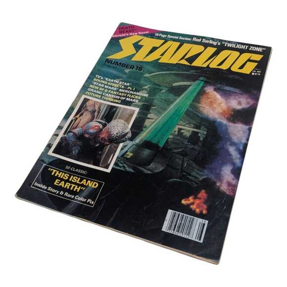 Starlog Magazine #15 August 1978  Twilight Zone Episode Guide Sci-Fi Collectible - Picture 1 of 7